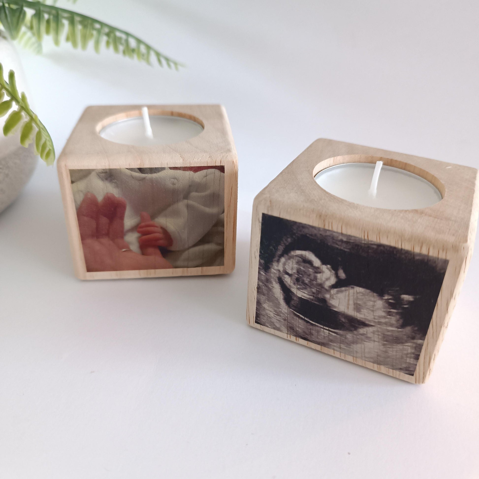 Personalised Photo Memorial Candle / Babyloss Awareness Week / Remembrance / BLAW / Personalised / Miscarriage / Stillbirth
