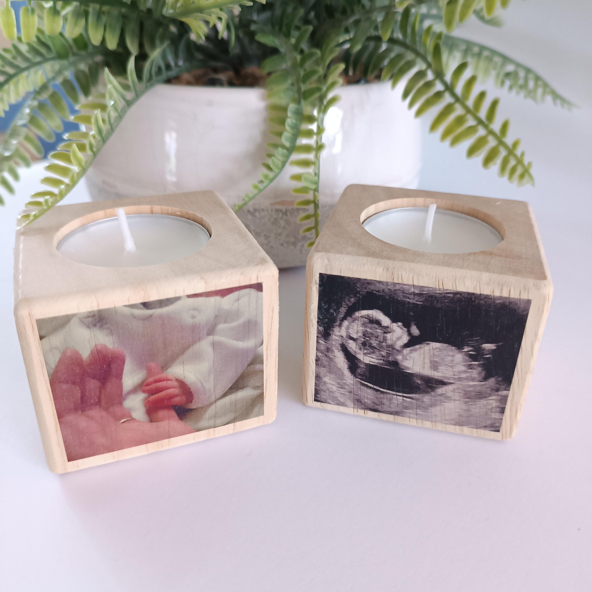 Personalised Photo Memorial Candle / Babyloss Awareness Week / Remembrance / BLAW / Personalised / Miscarriage / Stillbirth