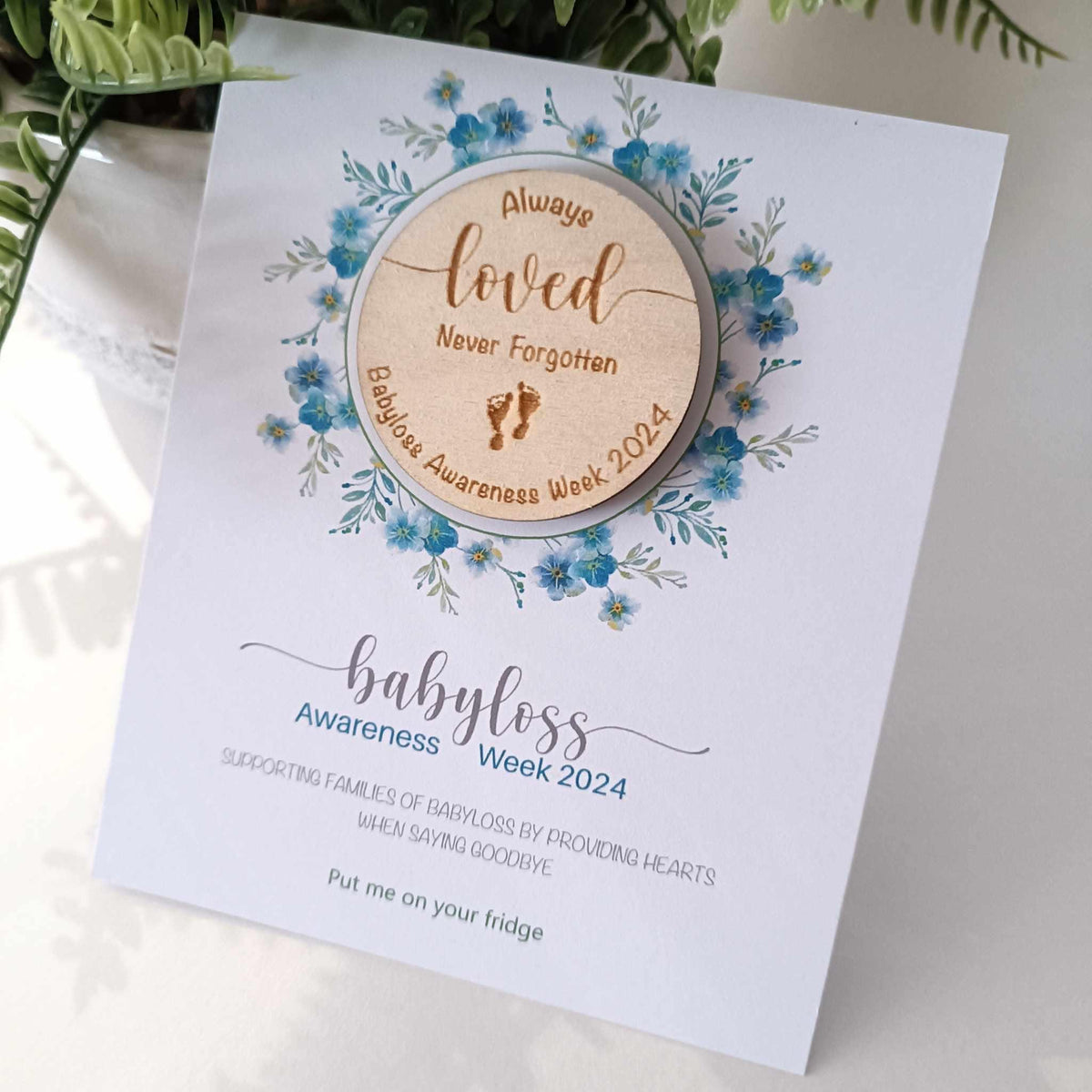 Babyloss Awareness Week 2025 | Babyloss Keepsakes | Fridge Magnet | BLAW 2025 | Babyloss Gift | Miscarriage token