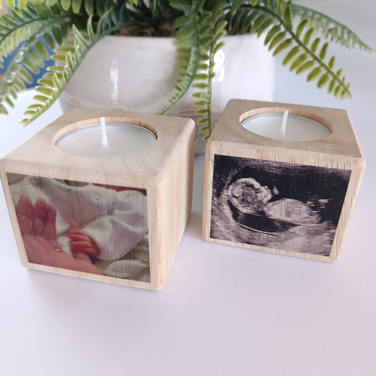 Personalised Photo Memorial Candle / Babyloss Awareness Week / Remembrance / BLAW / Personalised / Miscarriage / Stillbirth