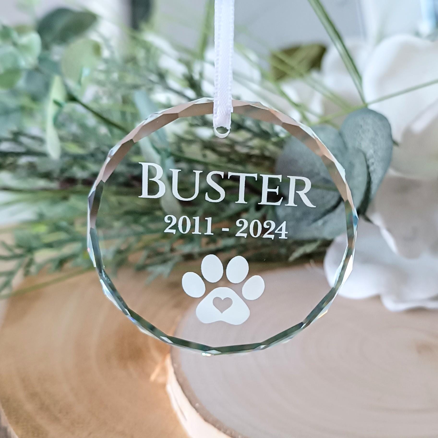 PAW Print Christmas Tree Ornament | Pet Christmas Bauble | Hanging Decoration | Christmas Tree Pet Ornament