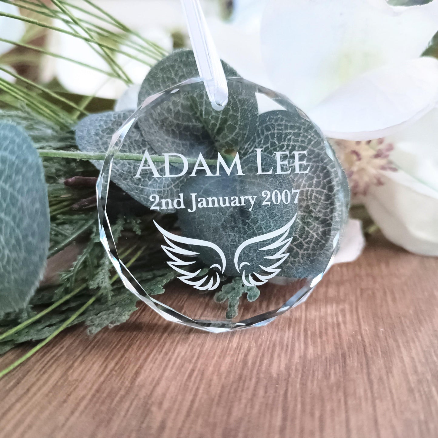 Angel Wings Christmas Tree Ornament | Christmas Bauble | Hanging Decoration | Christmas Tree Ornament | Angel Baby