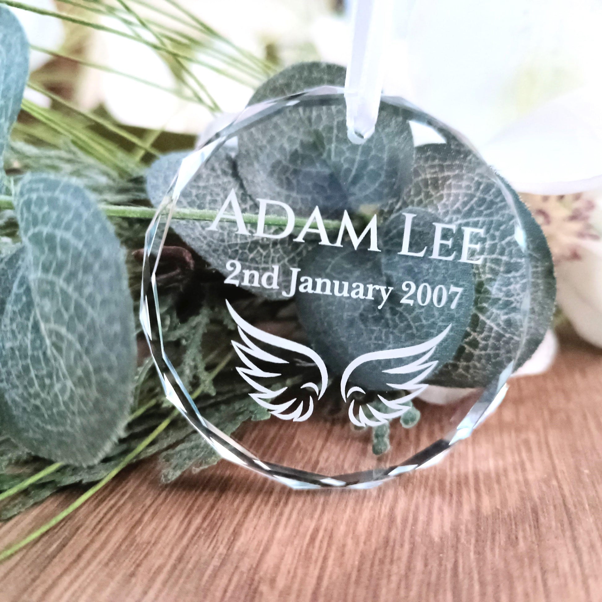 Angel Wings Christmas Tree Ornament | Christmas Bauble | Hanging Decoration | Christmas Tree Ornament | Angel Baby
