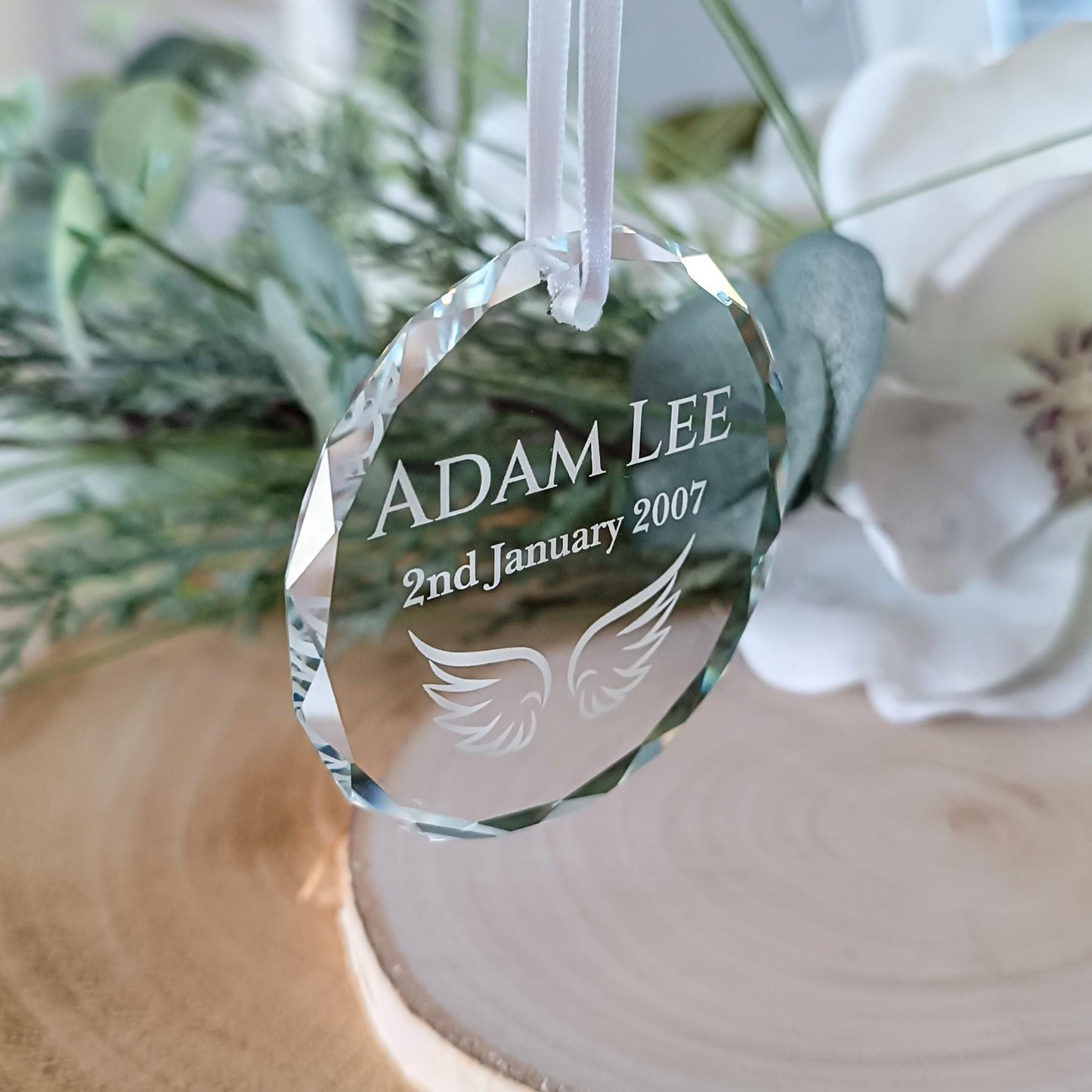 Angel Wings Christmas Tree Ornament | Christmas Bauble | Hanging Decoration | Christmas Tree Ornament | Angel Baby