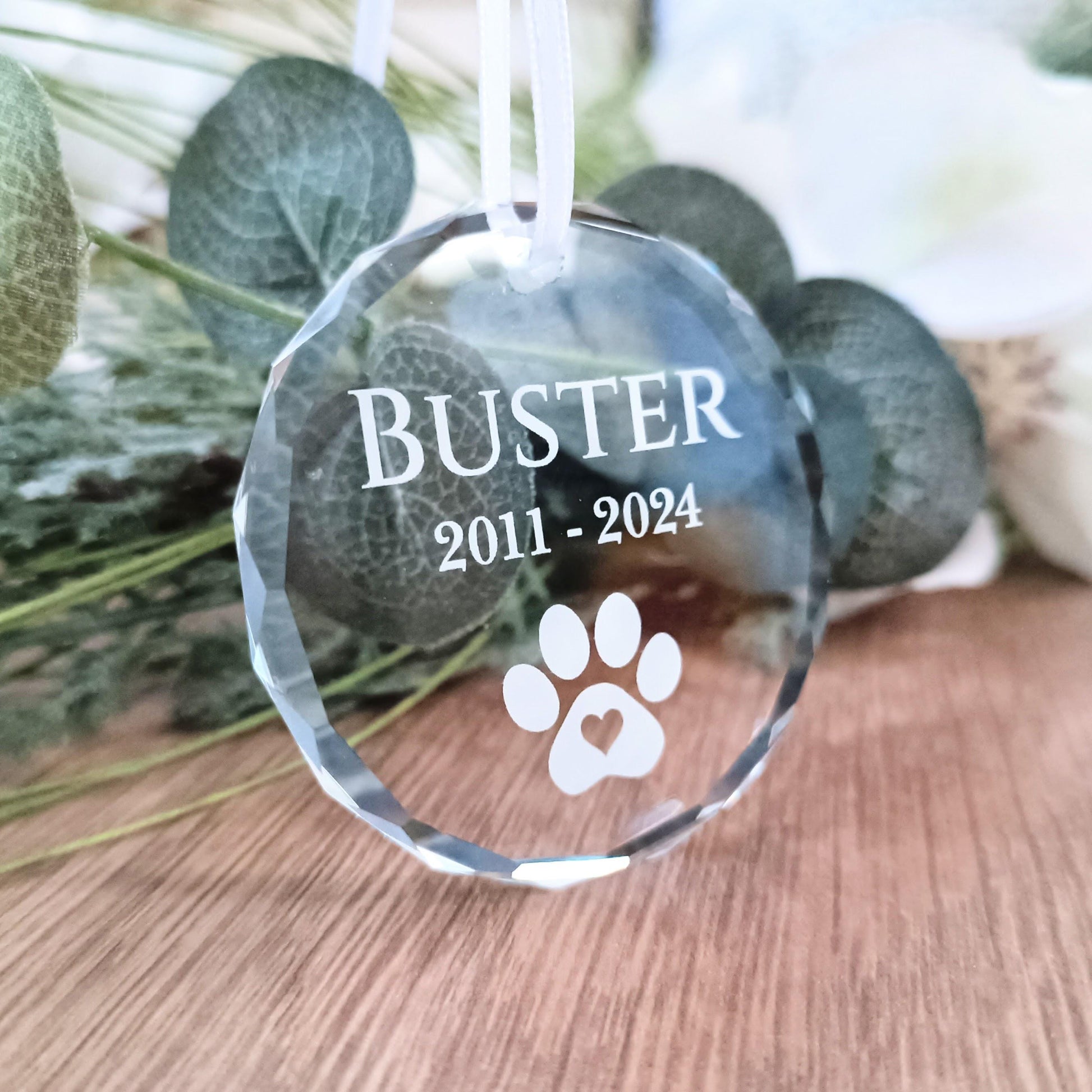 PAW Print Christmas Tree Ornament | Pet Christmas Bauble | Hanging Decoration | Christmas Tree Pet Ornament