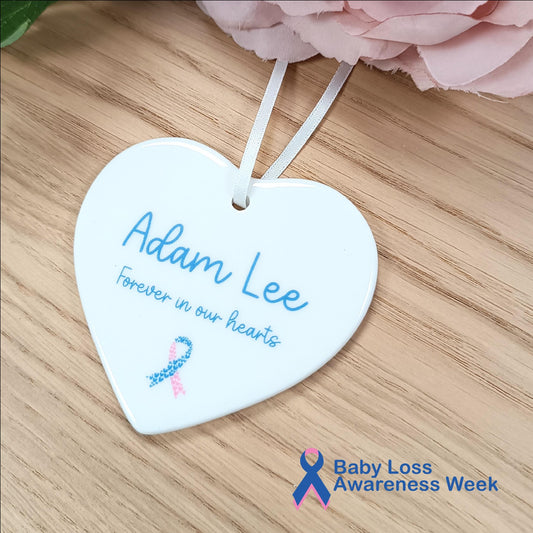 Babyloss Awareness Heart Keepsake | BLAW2025 | Baby Loss Awareness Week | Baby Miscarriage Gift