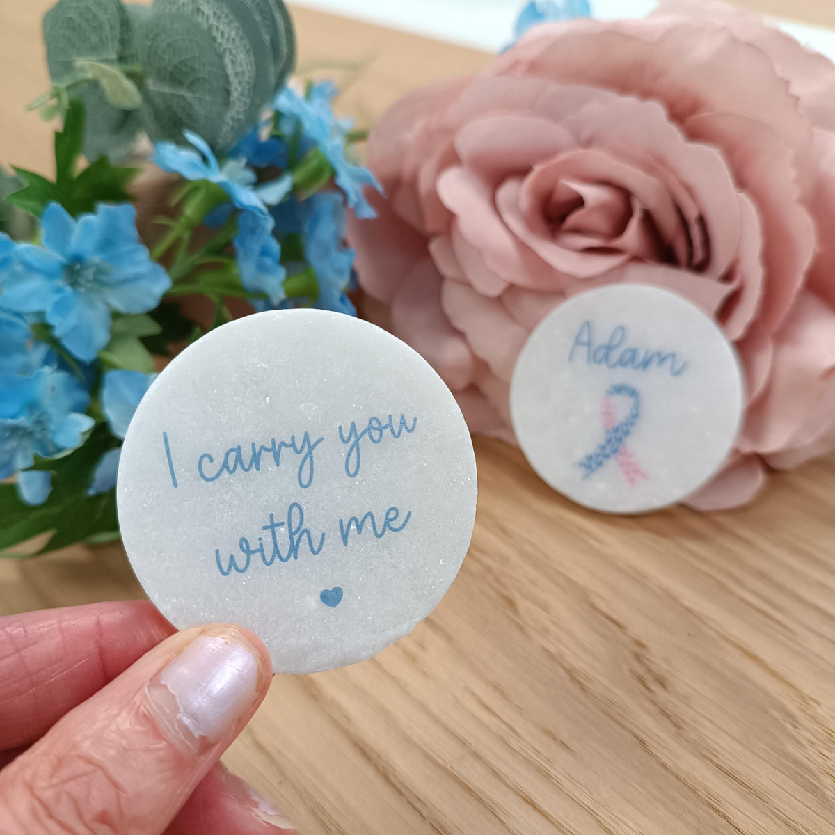 Babyloss Awareness Pocket Pebble | BLAW2025 | Baby Loss Awareness Week | I carry you