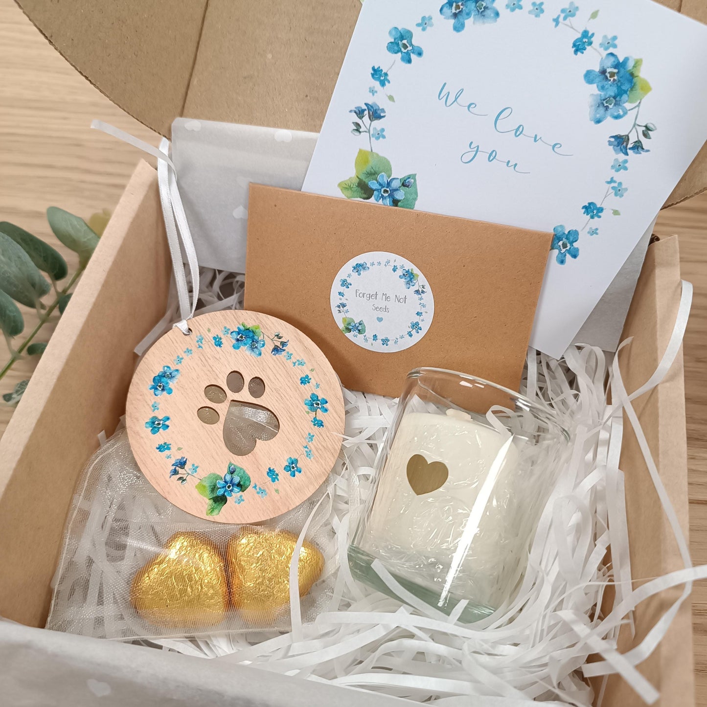 Pet Bereavement Box / Comfort Box / Forget Me Not Bereavement Gift / Loss of Pet