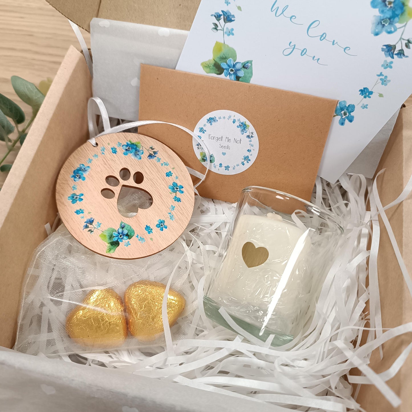 Pet Bereavement Box / Comfort Box / Forget Me Not Bereavement Gift / Loss of Pet