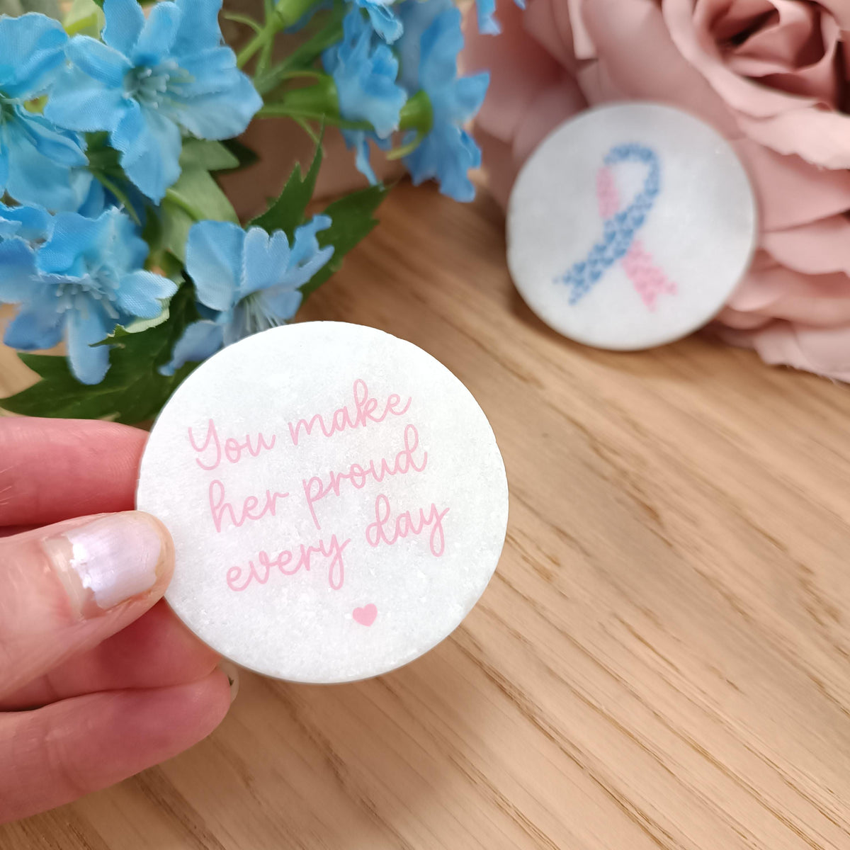 Babyloss Awareness Pocket Pebble | BLAW2025 | Baby Loss Awareness Week | Pocket Hug