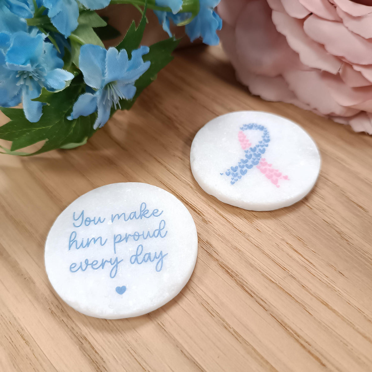 Babyloss Awareness Pocket Pebble | BLAW2025 | Baby Loss Awareness Week | Pocket Hug