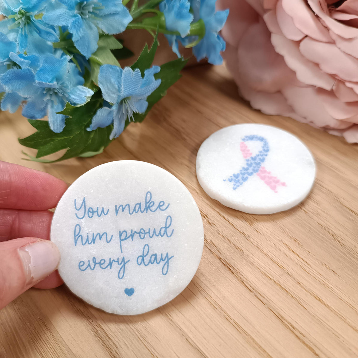 Babyloss Awareness Pocket Pebble | BLAW2025 | Baby Loss Awareness Week | Pocket Hug