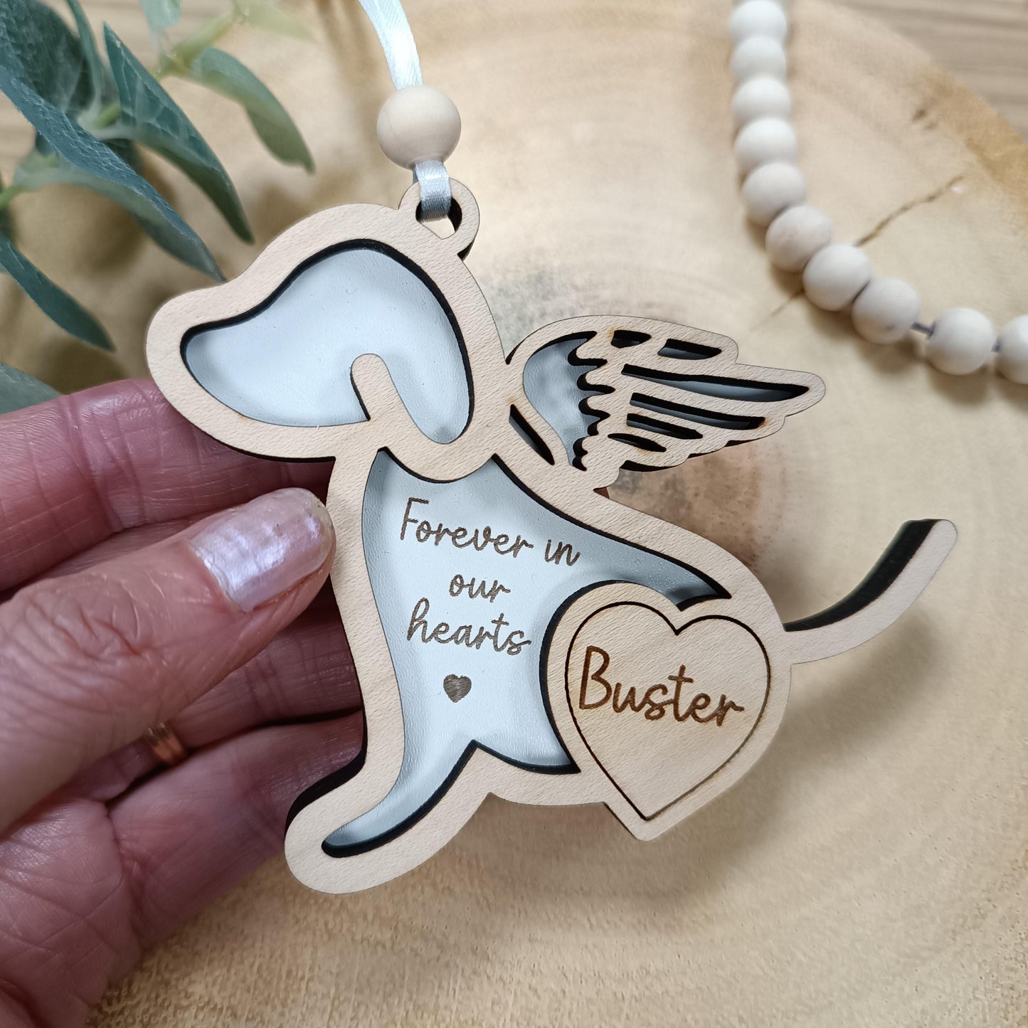 Memorial Dog Gift | Loss of Dog | Dog Christmas Tree | Memoria Pet Poem Gift