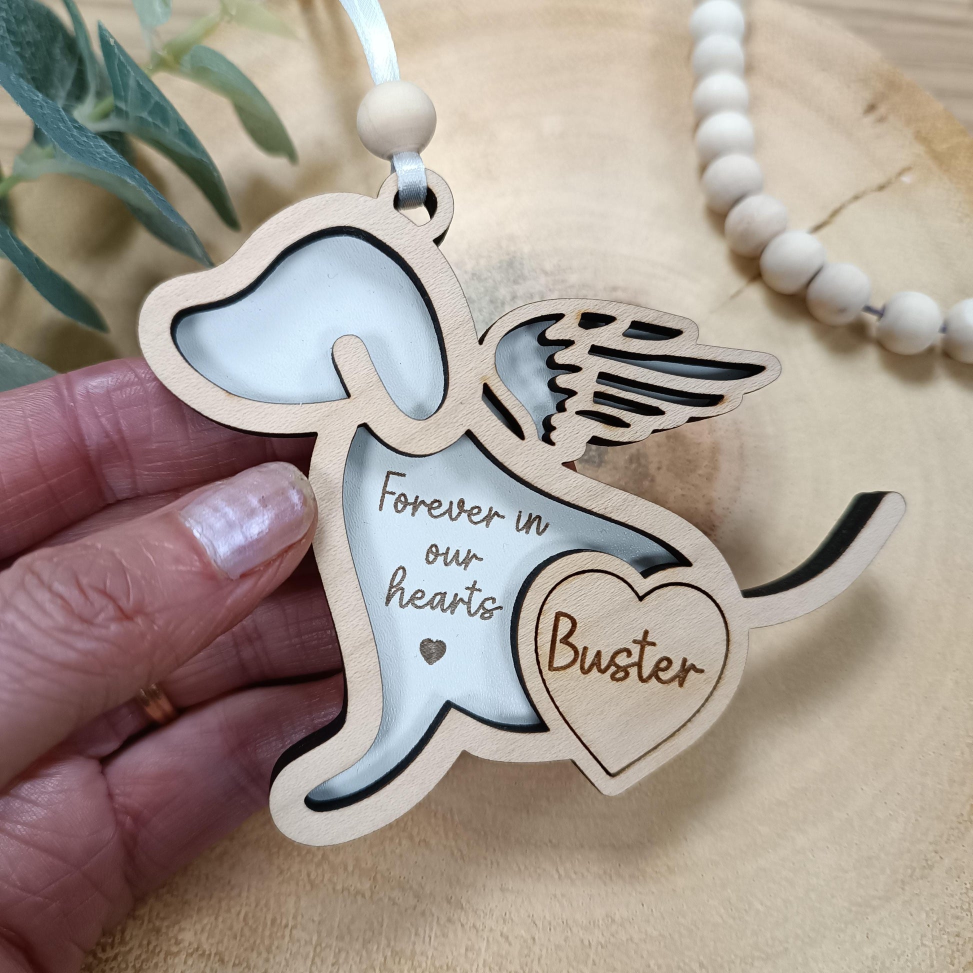 Memorial Dog Gift | Loss of Dog | Dog Christmas Tree | Memoria Pet Poem Gift