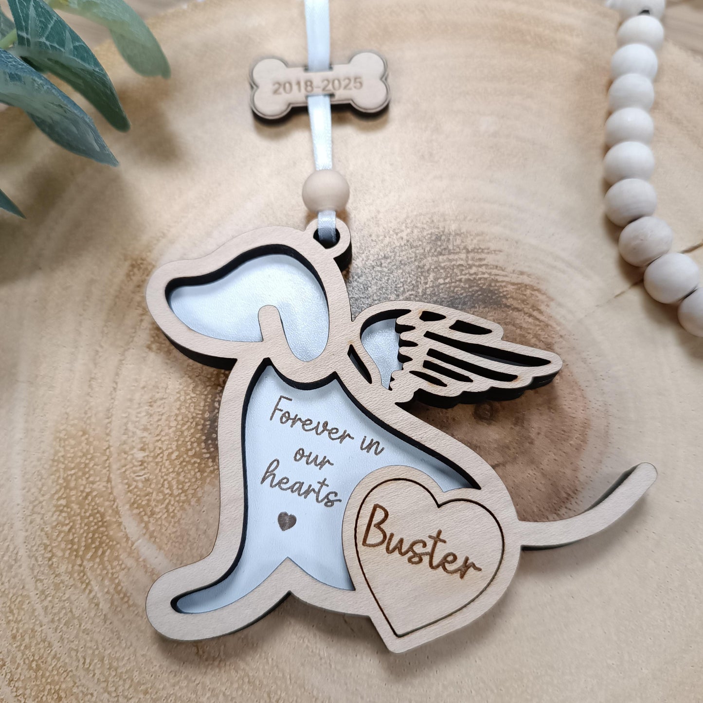 Memorial Dog Gift | Loss of Dog | Dog Christmas Tree | Memoria Pet Poem Gift