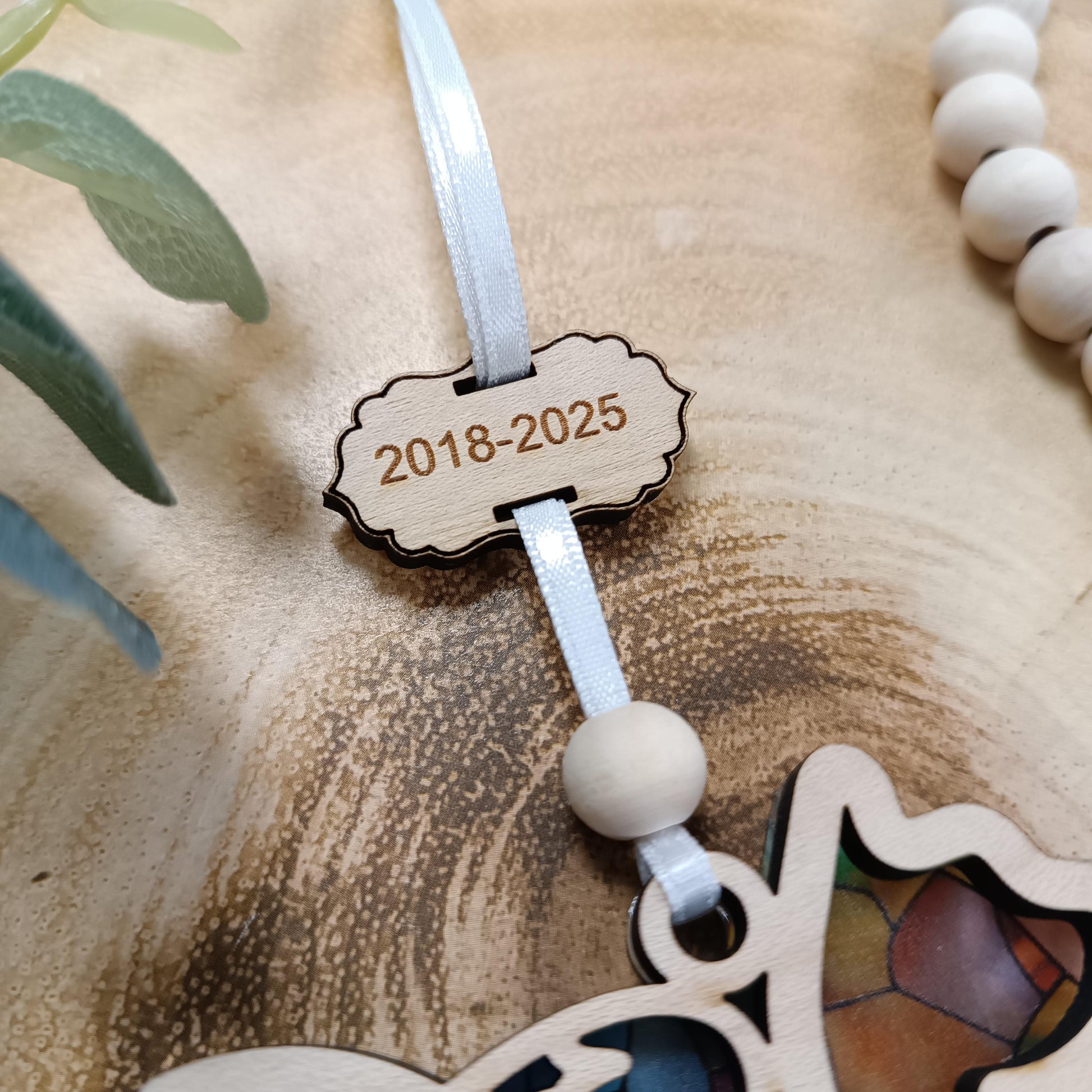 Memorial Cat Suncatcher Gift | Loss of Cat | Cat Christmas Tree | Memorial Pet Poem Gift