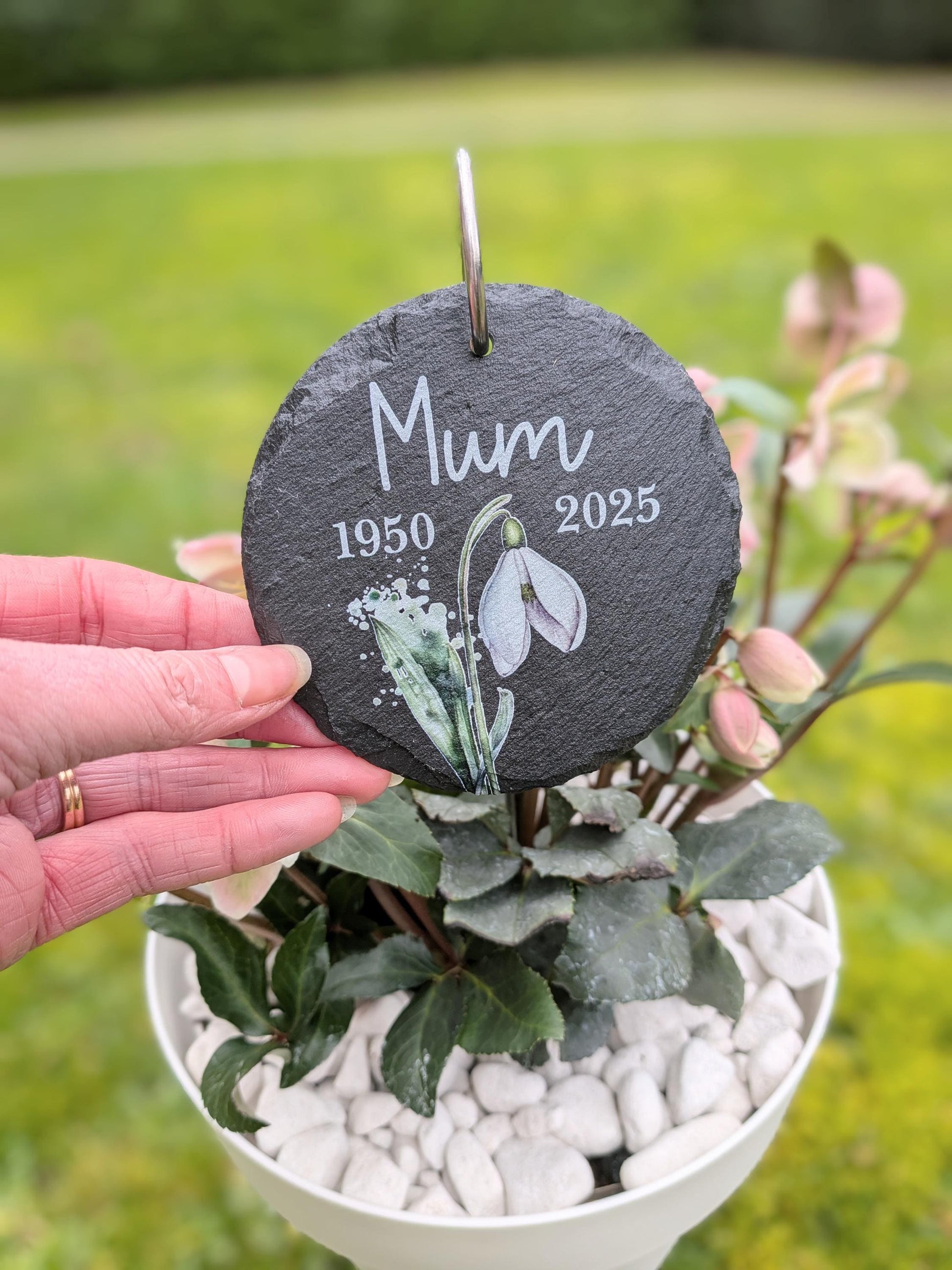 Brave Little Lion Memorial Slate Plaque | Garden Remembrance | Baby Loss