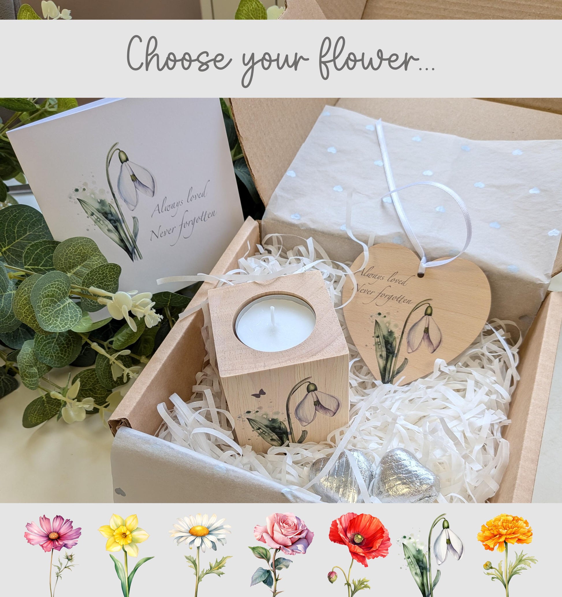 Snowdrop Bereavement Box / Comfort Box / Loss of loved one / Stillbirth / Miscarriage