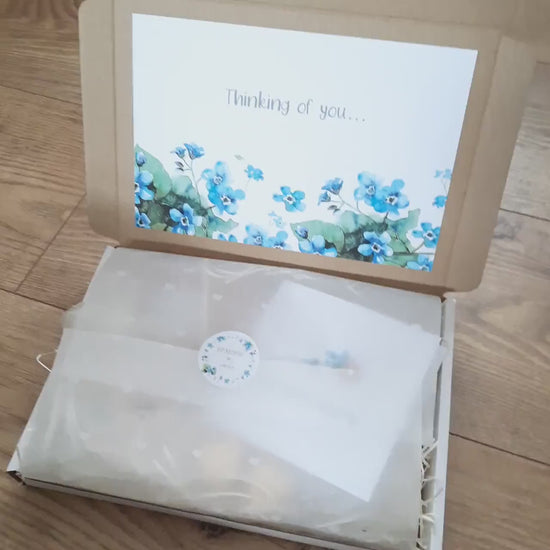 Forget Me Not Comfort Box / Bereavement Box / Miscarriage / Babyloss / Hug in a box / Letter Box Gift / Thinking of you