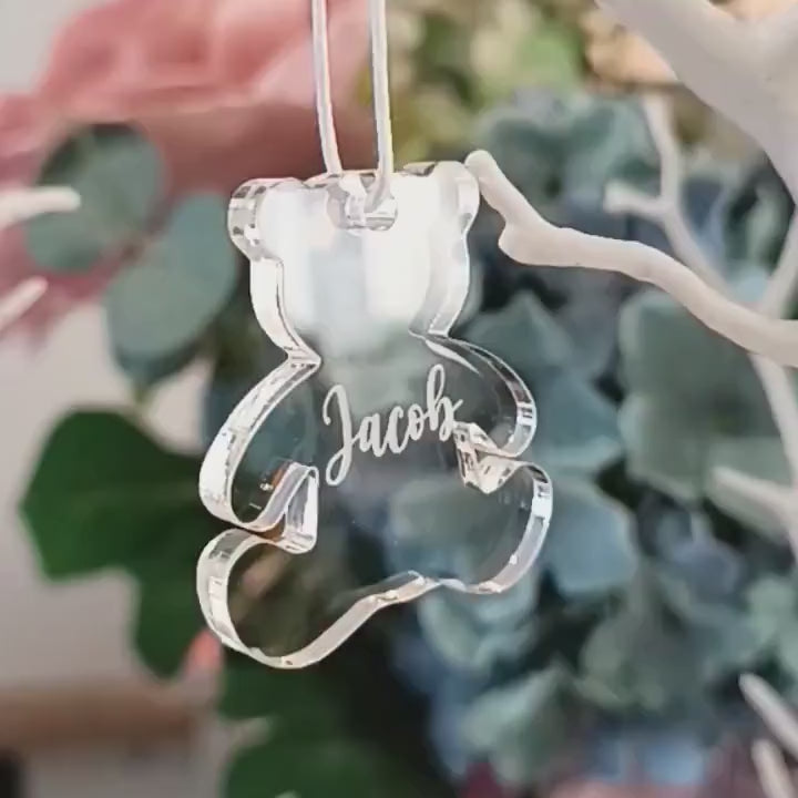 Funeral Memorial Favours / Teddy Funeral Tokens / Personalised Bereavement Keepsake / Wooden Teddies